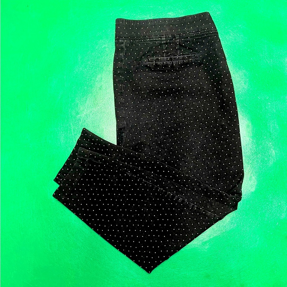 Talbots Black Polka Dot Pants for Women